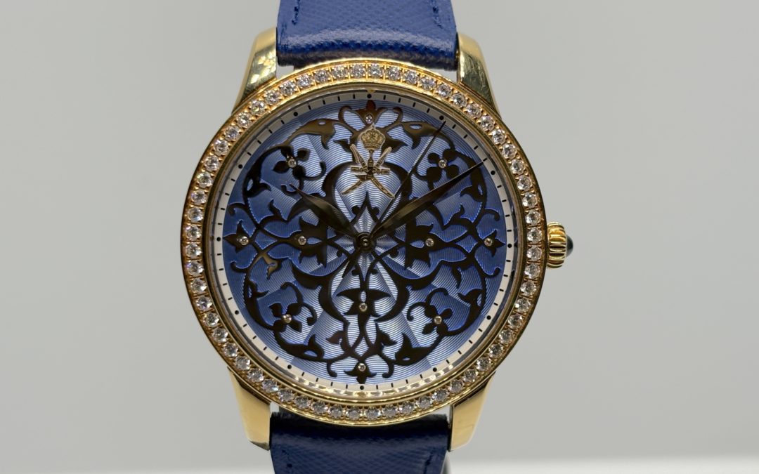 William & Son Asprey 18KT YG Khanjar Qaboos Watch